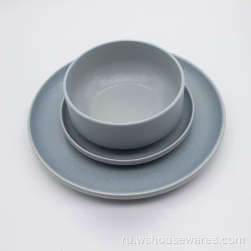 Индивидуальная керамическая керамическая керовка круглая тарелка
